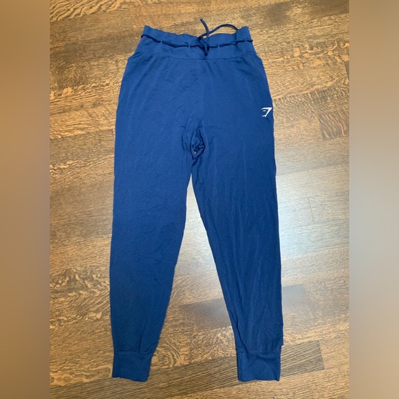 GYMSHARK Vital Seamless 2.0 Joggers Track Pants Navy Blue Women’s Size Small - Picture 8 of 16